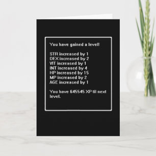 Jämna upp födelsedagkort kort