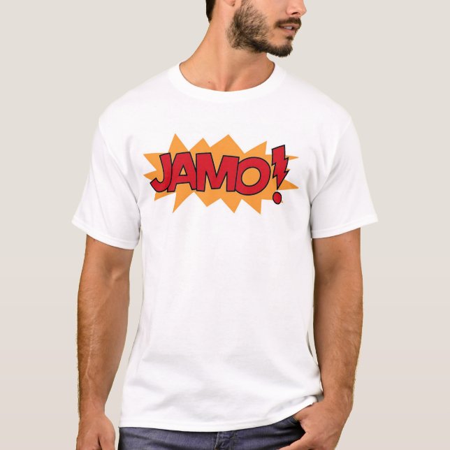 Jamo! Rött och orange Tröja (Framsida)