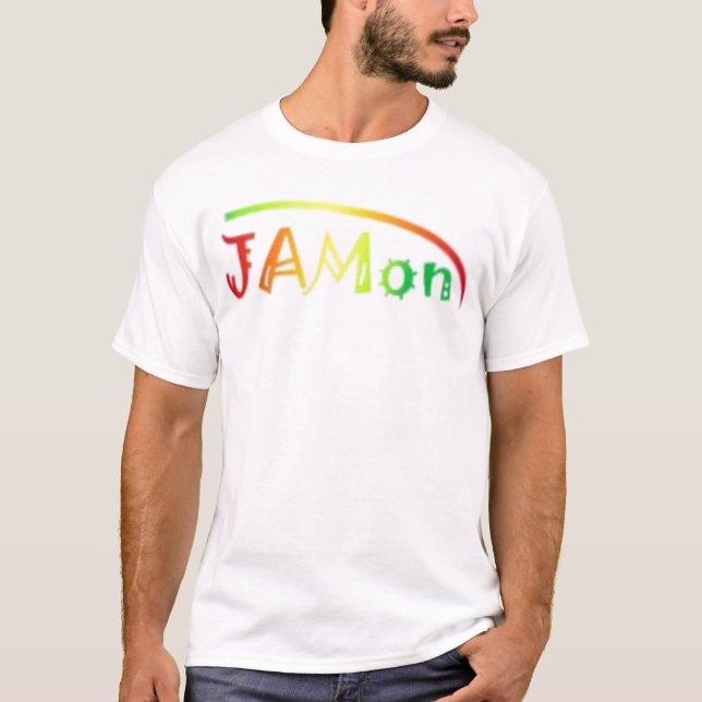 JAMon baseball T - gula sleever Tee (Framsida)