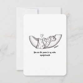 Jamón och Melon, Flat Card...