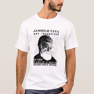 Jamsetji Tata t-shirt design the Best Donator Tata