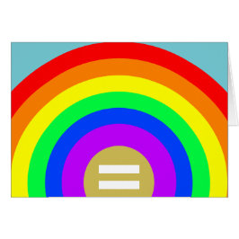 JÄMSTÄLLDHET ÄR GULD UNDER RAINBOKEN OBS KORT