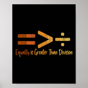 Jämställdhet är Underbarare än Division Black Hist Poster