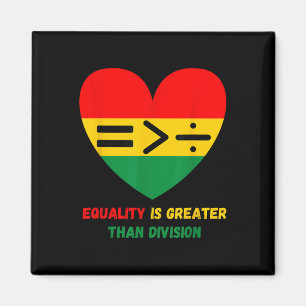 Jämställdhet är Underbarare än division Math Black Magnet