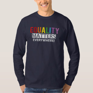 Jämställdhet är viktigt HBTQ Pride Marsch Pappa Ny T Shirt