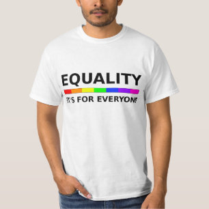 Jämställdhet - den är för alla tee shirt