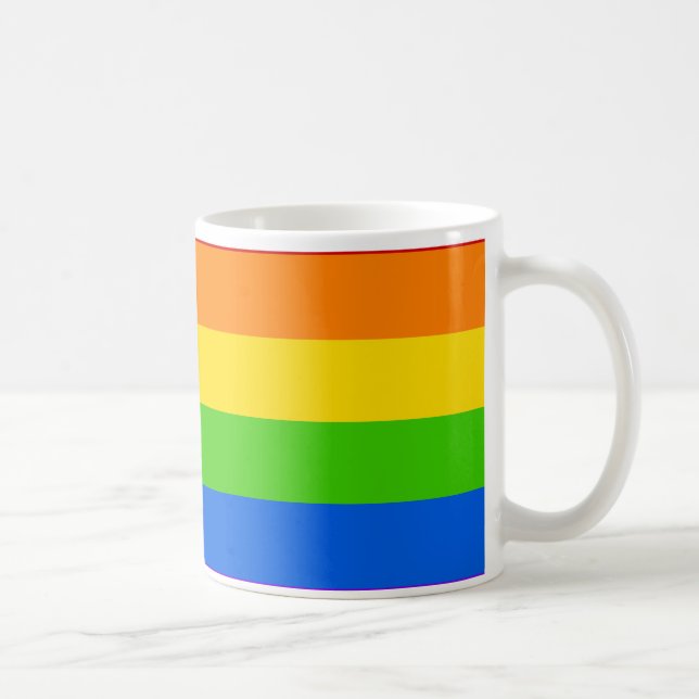Jämställdhet Flagga Kaffemugg (Höger)
