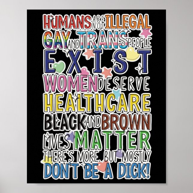 Jämställdhet för alla - mycket Kärlek-märke Poster (Framsidan)