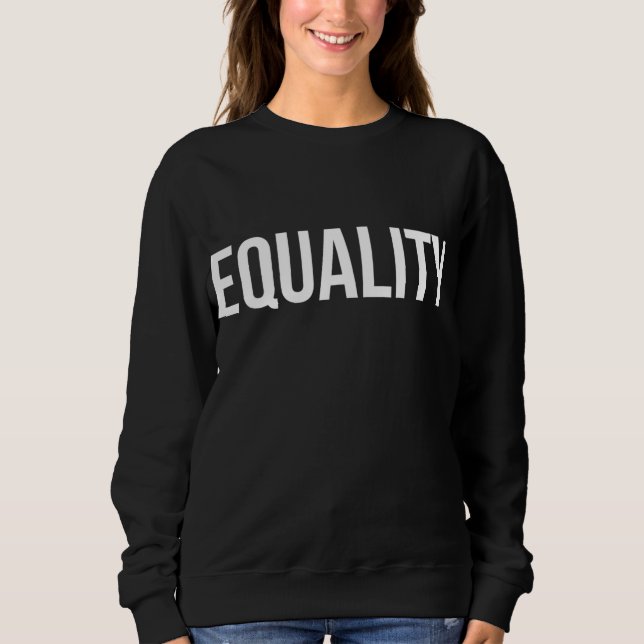 Jämställdhet för att främja lika Höger T Shirt (Framsida)