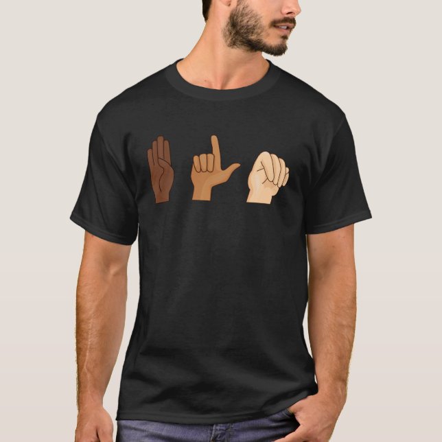 Jämställdhet för BLM-signatur T Shirt (Framsida)