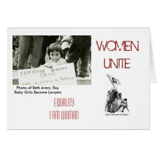 JÄMSTÄLLDHET FÖR VÅRA DAUGHTTER HÄLSNINGSKORT