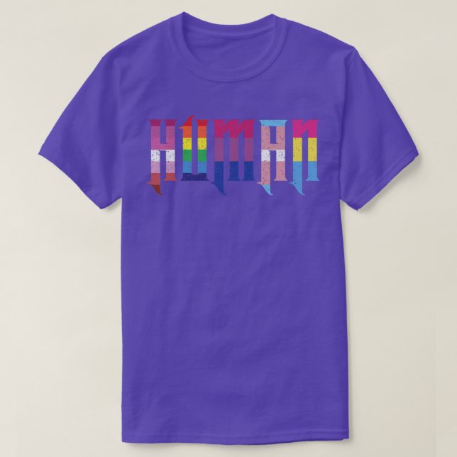 Jämställdhet i Pridet om HBT-QI i Gay pride, Flagg T Shirt (Design framsida)