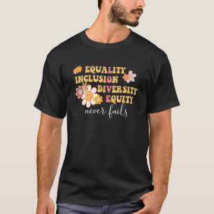 Jämställdhet, integration, mångfald, eget kapital t shirt