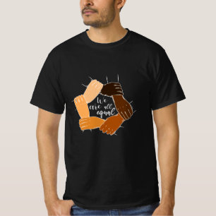 Jämställdhet mellan Händer mot rasism T Shirt
