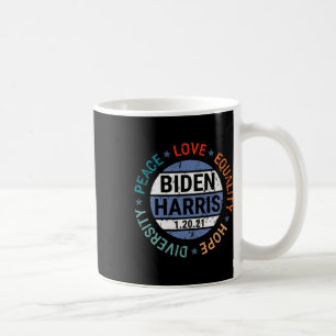 Jämställdhet mellan Harris Peace Kärlek Hoppet Mån Kaffemugg