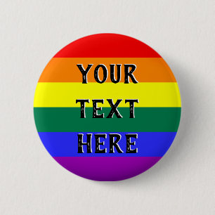Jämställdhet mellan HBT TQ Gay Lesbisk Pride Knapp