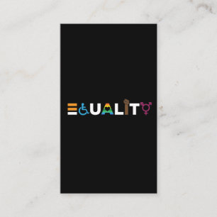 Jämställdhet mellan Höger av HBT- (Unity Pride) Visitkort