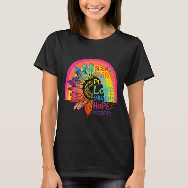 Jämställdhet mellan Kärlek och Harris Hope Diversi T Shirt (Framsida)