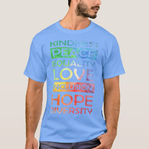 Jämställdhet mellan Kärlek och mänskliga rättighet T Shirt