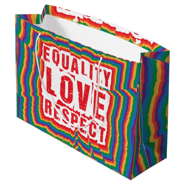 Jämställdhet mellan Kärlek och respekt för Pridet  (Baksidan Vinklad)
