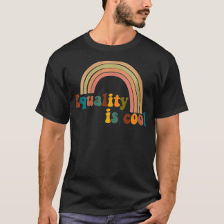Jämställdhet mellan kvinnor och män Coola Rainbow  T Shirt