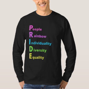 Jämställdhet mellan Lgbt-teckensnitt i månaden Gay T Shirt