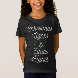 Jämställdhet mellan Ljus och lika Höger i Julafton T Shirt