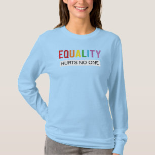 Jämställdhet Ontr inget Pride för Höger för kvinno T Shirt