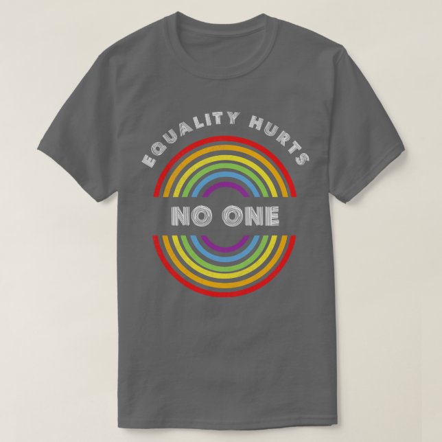 Jämställdhet Ontr inget Pride HBT-HBT-HBT-Sup T Shirt (Design framsida)