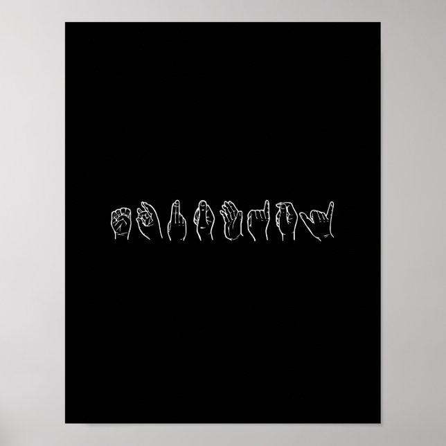 JÄMSTÄLLDHET PÅ SIGN-SPRÅK - VITA -.png Poster (Framsidan)