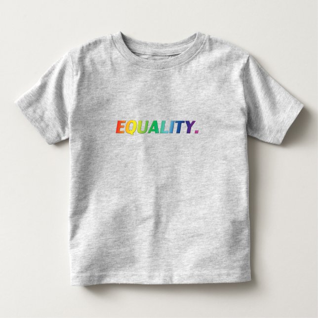 Jämställdhet pride lgbtq lgbt queer gay rainbow fä t shirt (Framsida)
