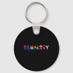 Jämställdhet Pride Regnbåge Hbtq Feminist Funktion Nyckelring