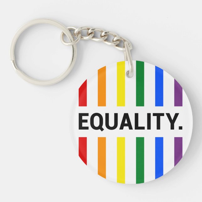 Jämställdhet Pridet Rainbow Acrylic (Framsidan)