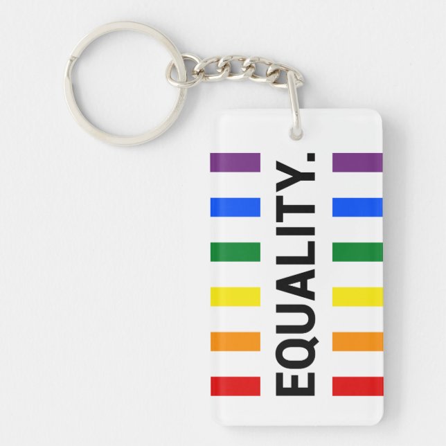 Jämställdhet Pridet Rainbow Acrylic (Framsidan)