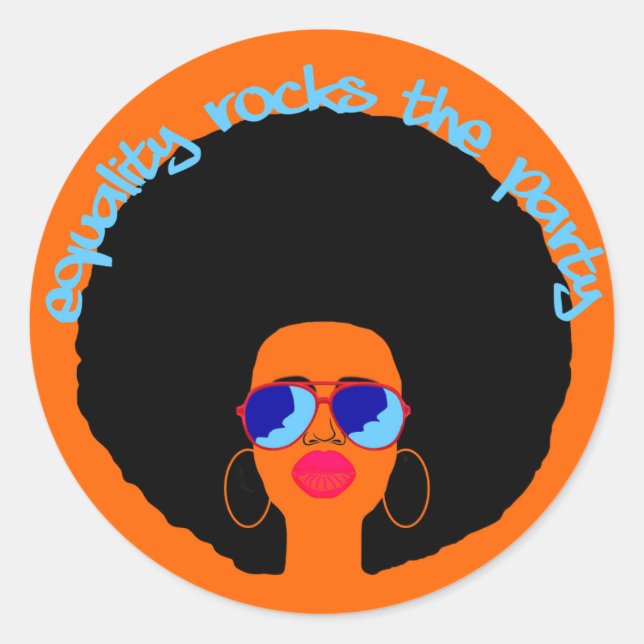 Jämställdhet Runt Klistermärke (Framsida)