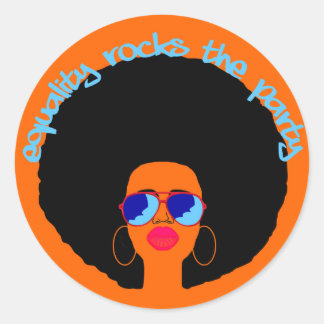 Jämställdhet Runt Klistermärke