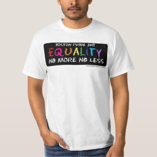 Jämställdhet värderar tee shirt