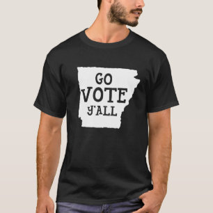 Jämställdhet vid röstning Arkansas Go Vote Y'all T Shirt