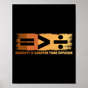 Jämställdheten är Underbarare än Division Black Hi Poster