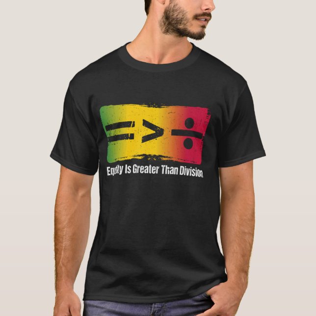 Jämställdheten är Underbarare än Division Black Hi T Shirt (Framsida)