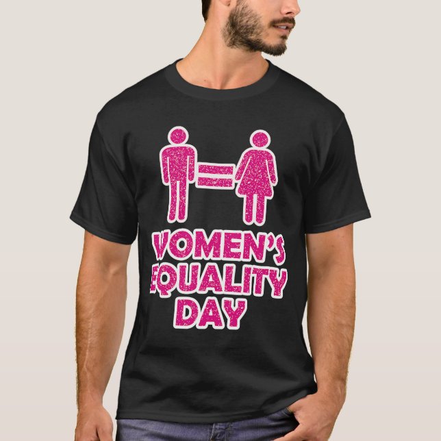 Jämställdhetsdagen för kvinnor t shirt (Framsida)