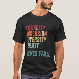 Jämställdhetsintegrering Diversity Equity Kärlek E T Shirt