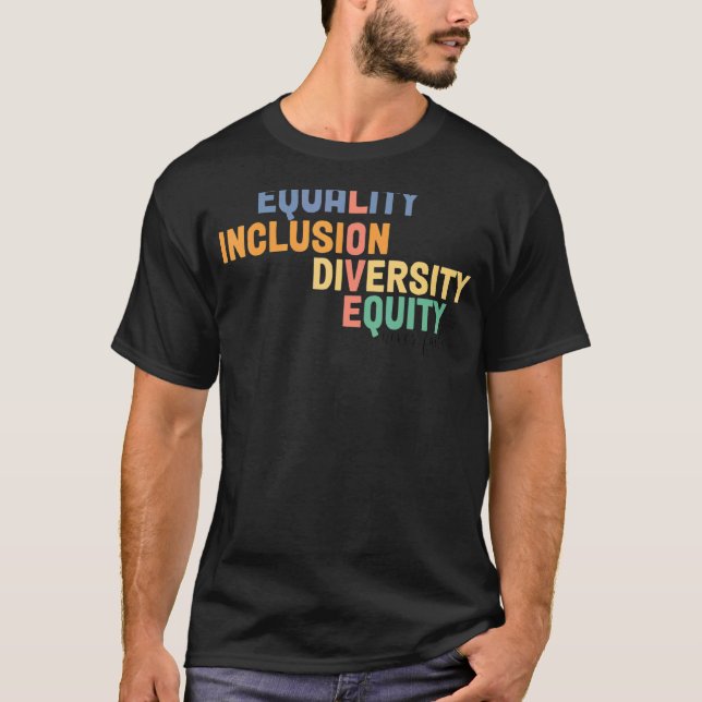 Jämställdhetsintegrering Mångfald i eget kapital i T Shirt (Framsida)