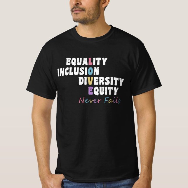 Jämställdhetsintegrering Mångfald i eget kapital i T Shirt (Framsida)