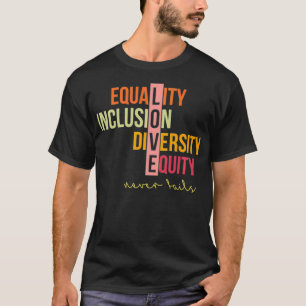 Jämställdhetsintegrering Mångfald i eget kapital i T Shirt