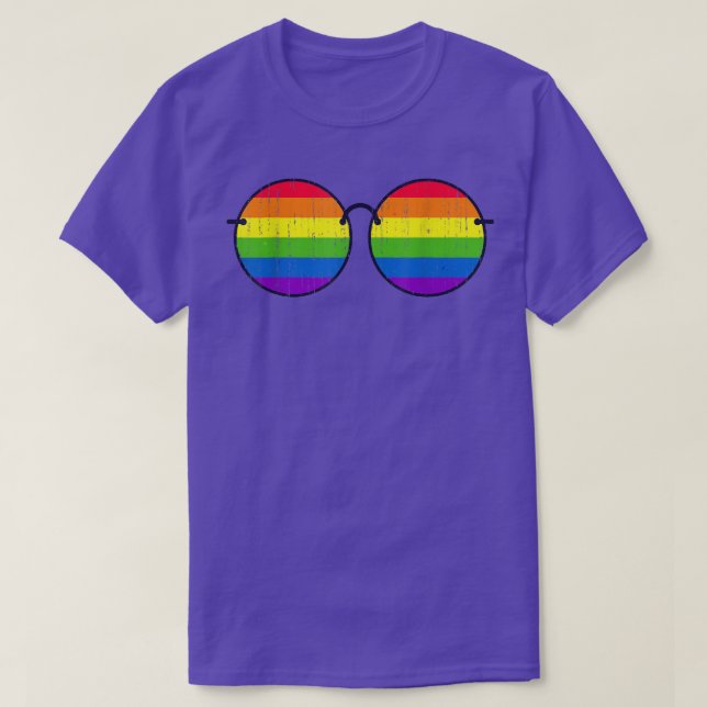 Jämställdhetsköns Pride Månad för regnbåge, Flagga T Shirt (Design framsida)