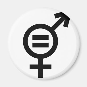 Jämställdhetssymbol för gender magnet