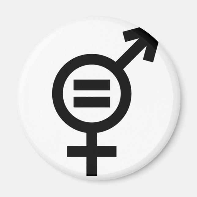 Jämställdhetssymbol för gender magnet (Framsidan)