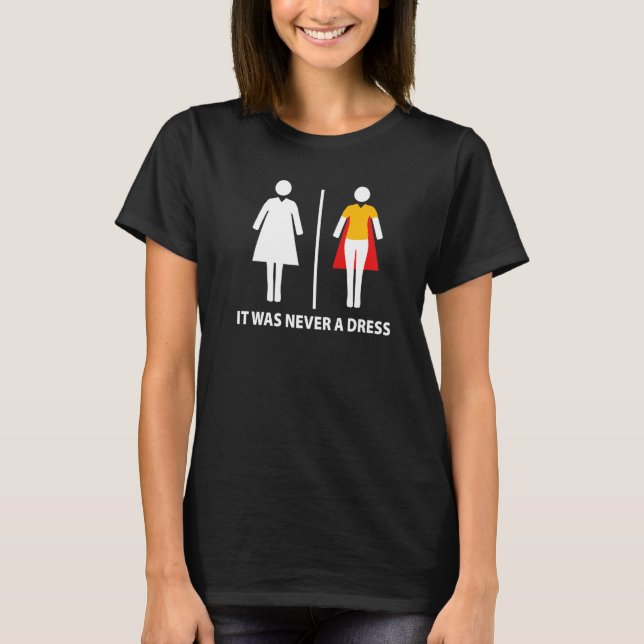 Jämställdhetsturism - det var aldrig en utmaning t shirt (Framsida)