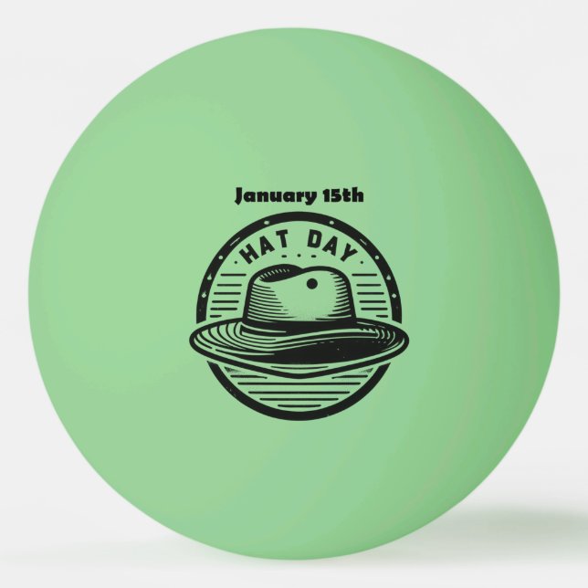 Jan 15:e Hat Day Pingisboll (Framsidan)